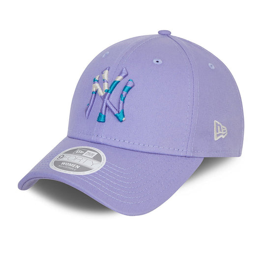 Casquette Femme 9FORTY MLB Camo Infill New York Yankees lavande NEW ERA