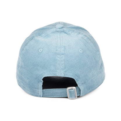 Casquette Femme 9FORTY en Velours Côtelé bleu ciel NEW ERA