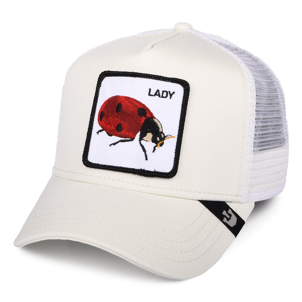 Casquette Trucker Spot Ladybug ivoire GOORIN