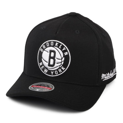 Casquette Snapback NBA Dropback Solid Redline Brooklyn Nets noir MITCHELL & NESS