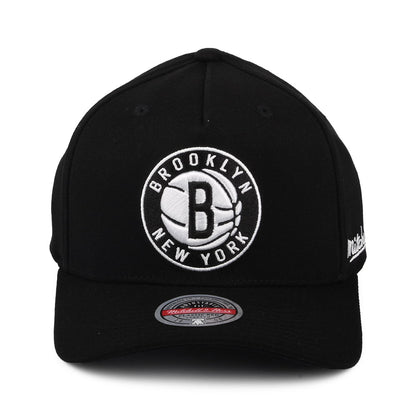 Casquette Snapback NBA Dropback Solid Redline Brooklyn Nets noir MITCHELL & NESS