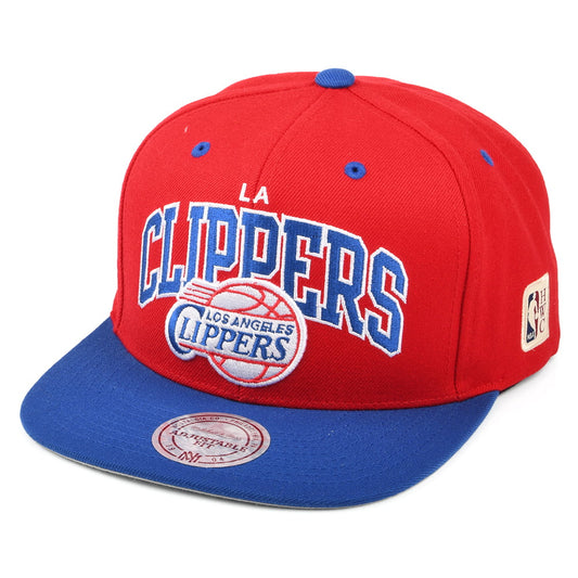 Casquette Snapback NBA HWC Team Arch L.A. Clippers rouge-bleu roi MITCHELL & NESS