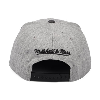 Casquette Snapback NBA Dual Heather Brooklyn Nets gris chiné MITCHELL & NESS