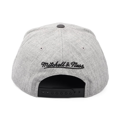Casquette Snapback NBA Dual Heather Chicago Bulls gris chiné MITCHELL & NESS