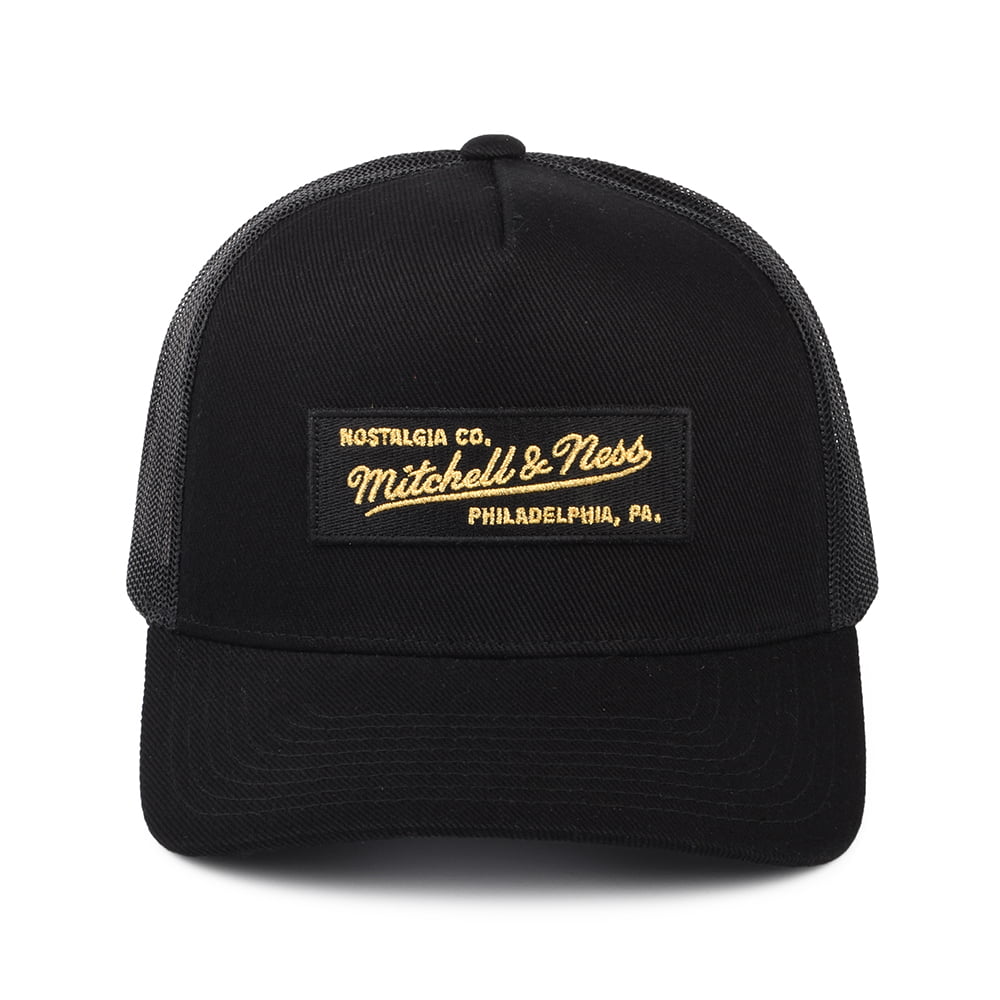 Casquette Trucker Branded Box Logo Classic noir-doré MITCHELL & NESS