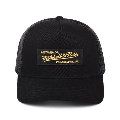 Casquette Trucker Branded Box Logo Classic noir-doré MITCHELL & NESS