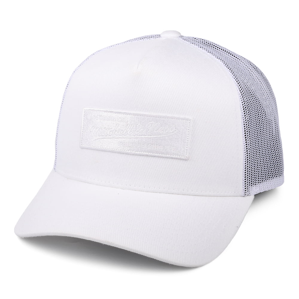 Casquette Trucker Branded Box Logo Classic blanc MITCHELL & NESS