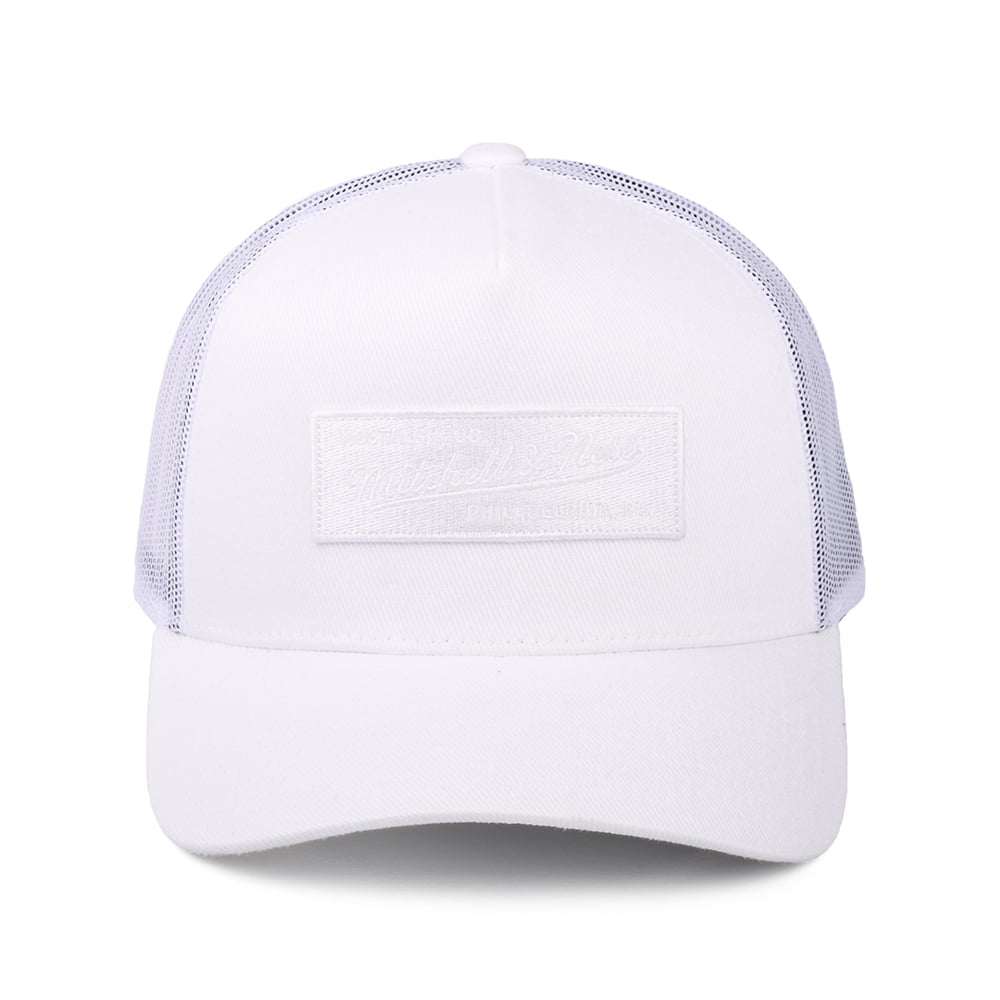 Casquette Trucker Branded Box Logo Classic blanc MITCHELL & NESS