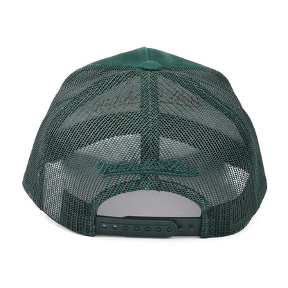 Casquette Trucker Branded Box Logo Classic vert foncé MITCHELL & NESS