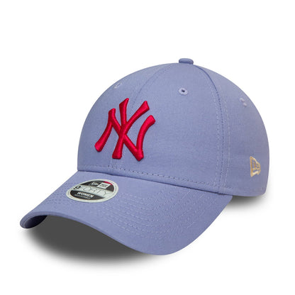 Casquette Femme 9FORTY MLB League Essential New York Yankees lavande-rose NEW ERA