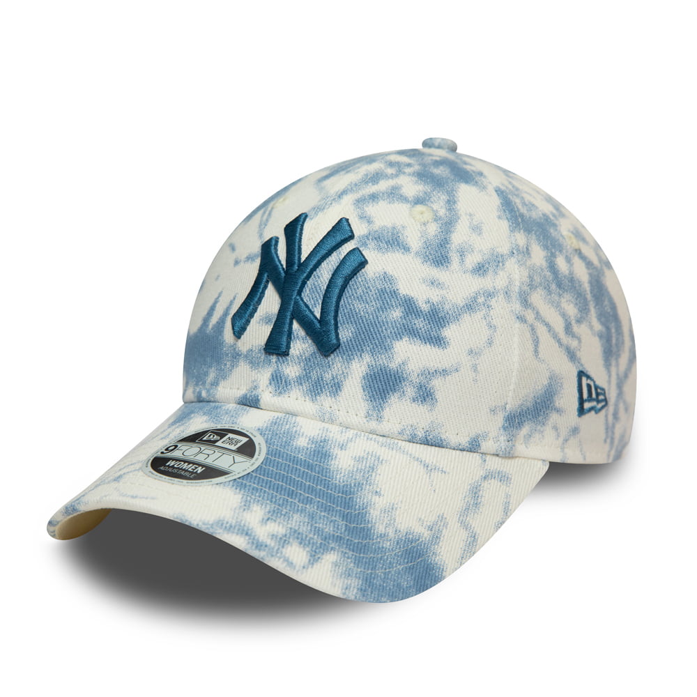 Casquette Femme 9FORTY MLB Denim Colour New York Yankees bleu ciel NEW ERA
