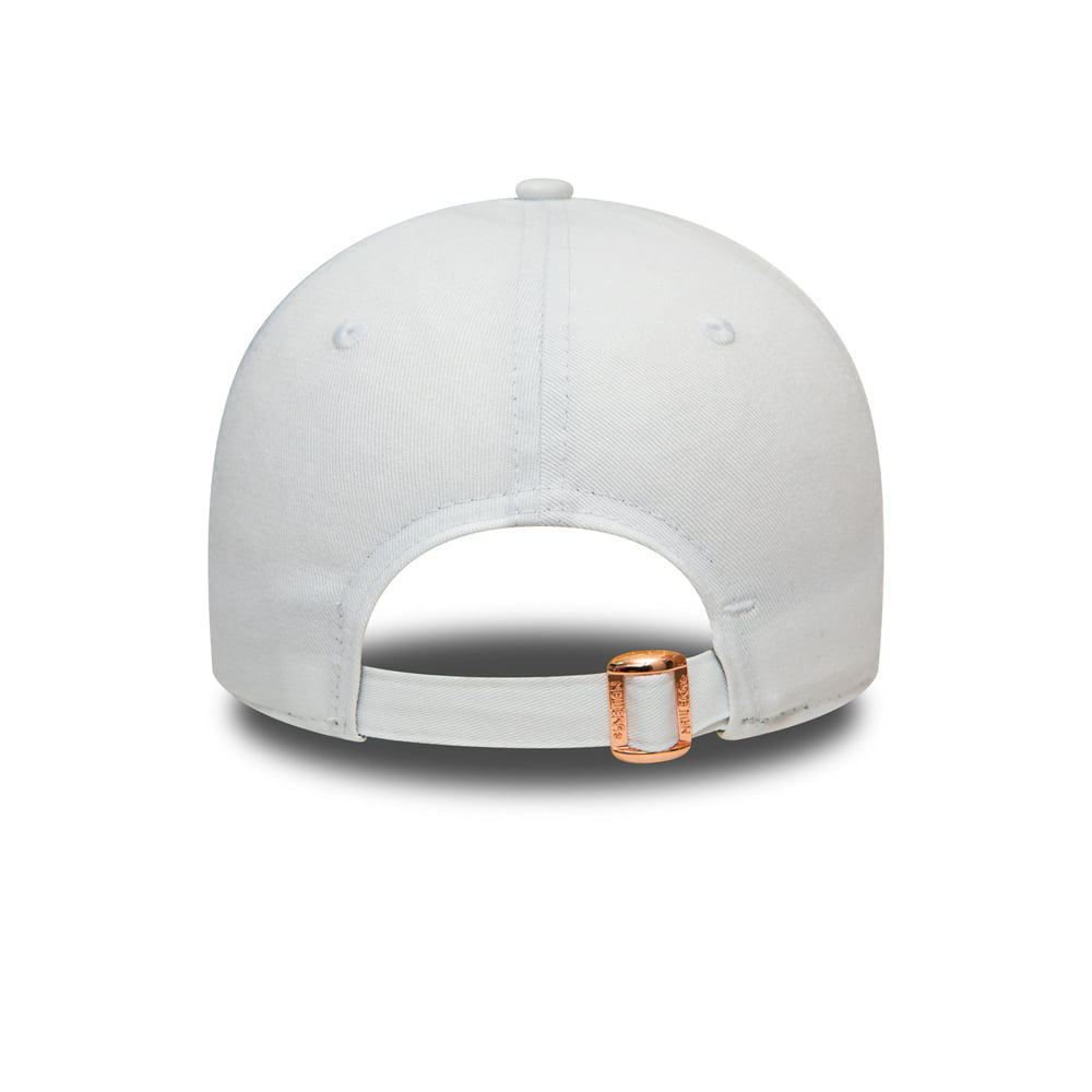 Casquette Femme 9FORTY MLB Metallic New York Yankees blanc-cuivre NEW ERA