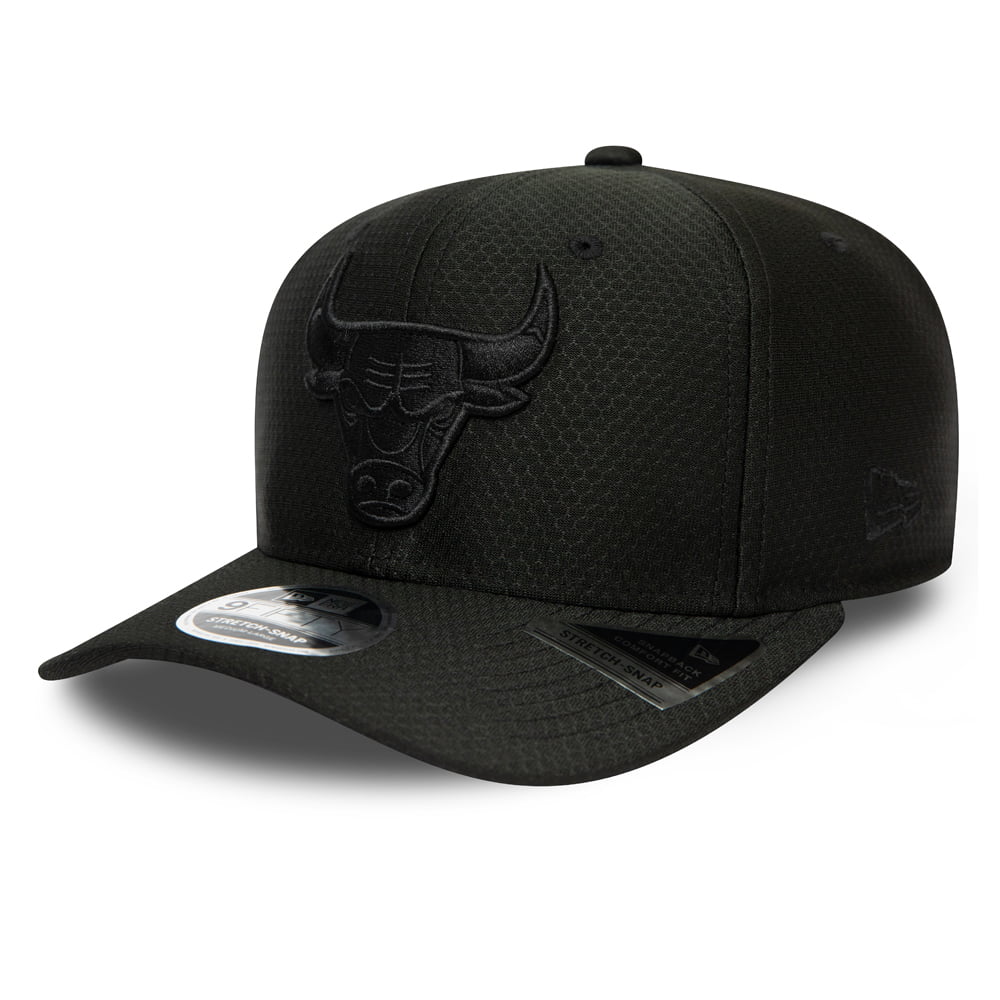 Casquette Snapback 9FIFTY NBA Tonal Team Stretch Snap Chicago Bulls noir NEW ERA