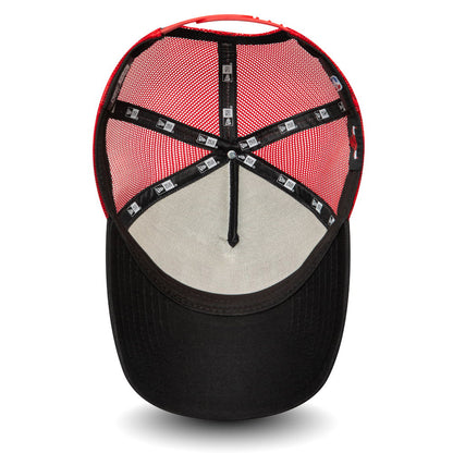 Casquette Trucker A-Frame 9FORTY Chicago Bulls blanc-rouge-noir NEW ERA