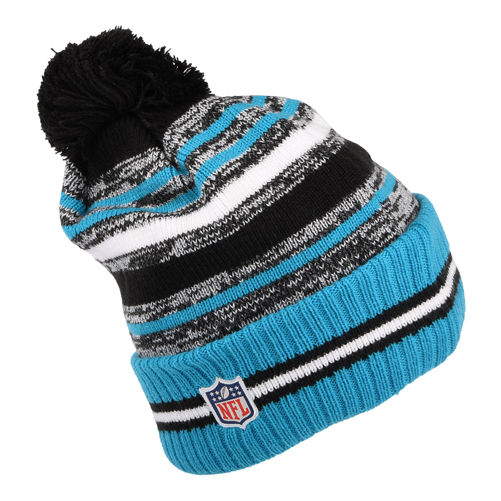 Bonnet à Pompon NFL Sport Knit OTC Carolina Panthers bleu-noir NEW ERA