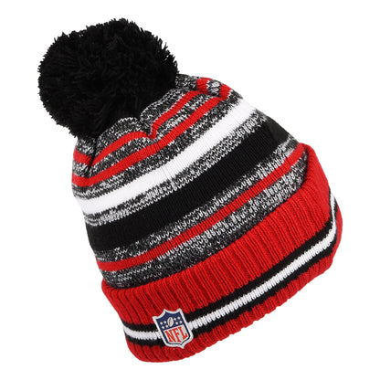 Bonnet à Pompon NFL Sport Knit OTC San Francisco 49ers rouge-noir NEW ERA