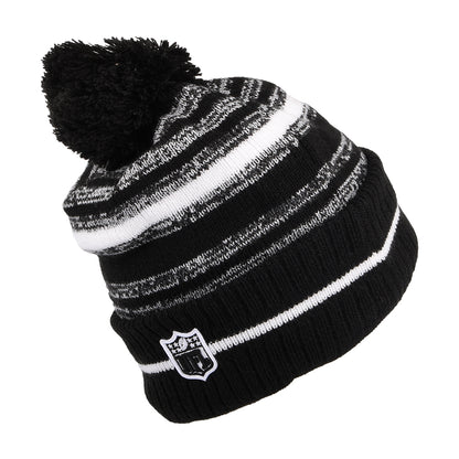 Bonnet à Pompon NFL Sport Knit San Francisco 49ers noir-blanc NEW ERA