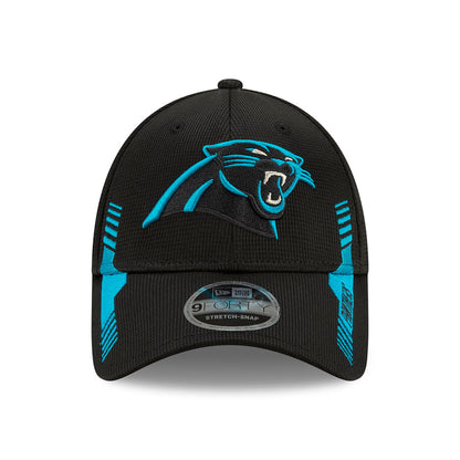 Casquette Stretch Snap 9FORTY NFL Sideline Home Carolina Panthers noir-bleu NEW ERA