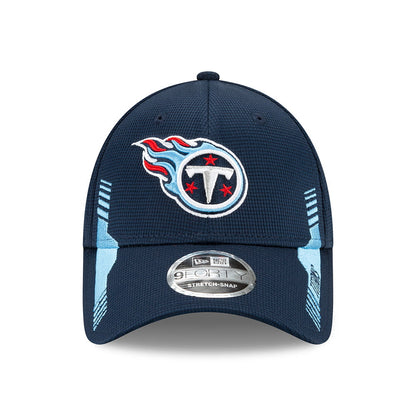 Casquette Stretch Snap 9FORTY NFL Sideline Home Tennessee Titans bleu NEW ERA