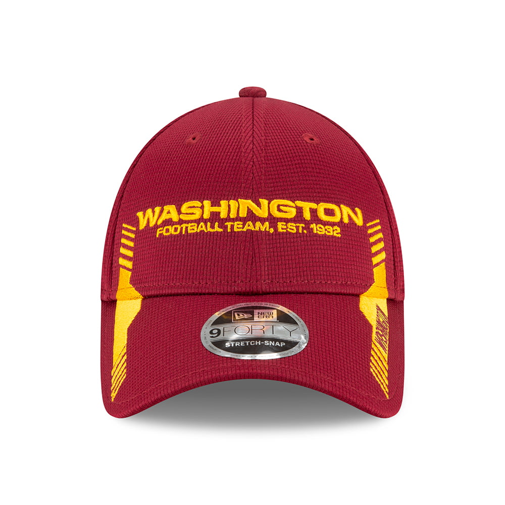 Casquette 9FORTY NFL Sideline Home Washington Football Team bordeaux-doré NEW ERA