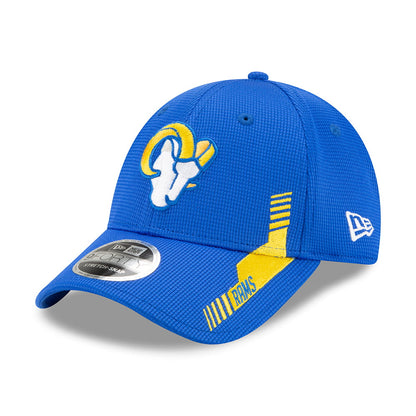 Casquette Stretch Snap 9FORTY NFL Sideline Home Los Angeles Rams bleu roi-or NEW ERA