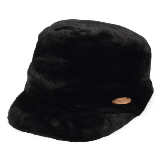 Casquette Militaire en Fausse Fourrure Dulxe noir BARTS