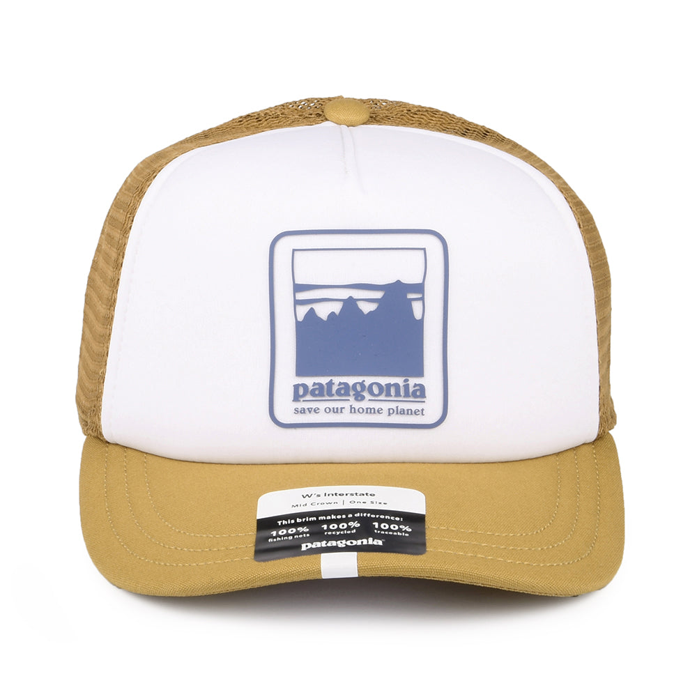 Casquette Trucker Alpine Icon Interstate blanc-marron PATAGONIA
