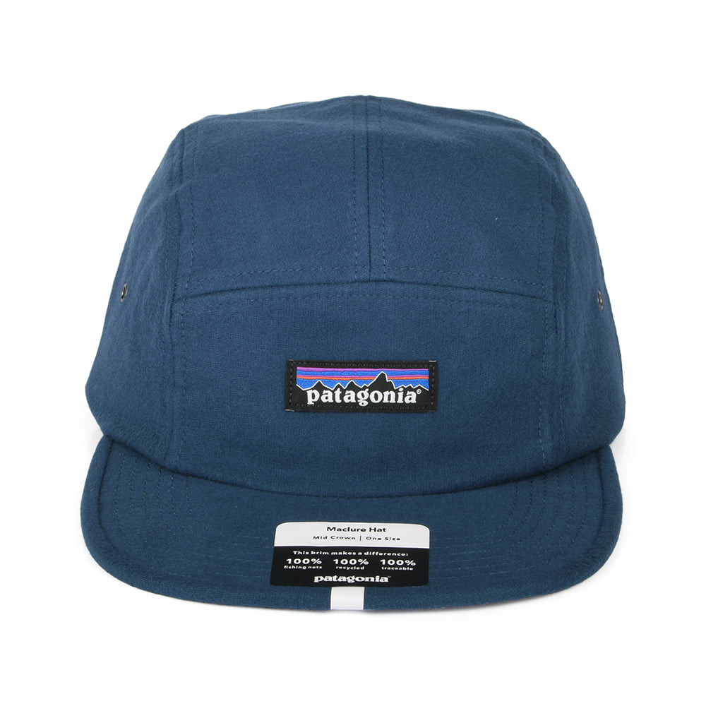Casquette 5 Panel en Coton Bio Maclure bleu PATAGONIA