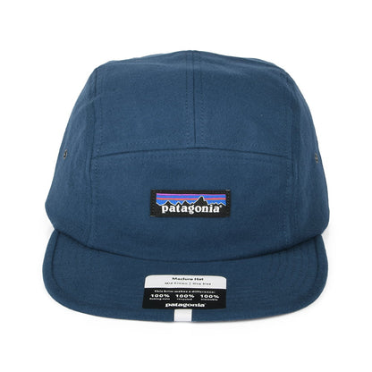 Casquette 5 Panel en Coton Bio Maclure bleu PATAGONIA