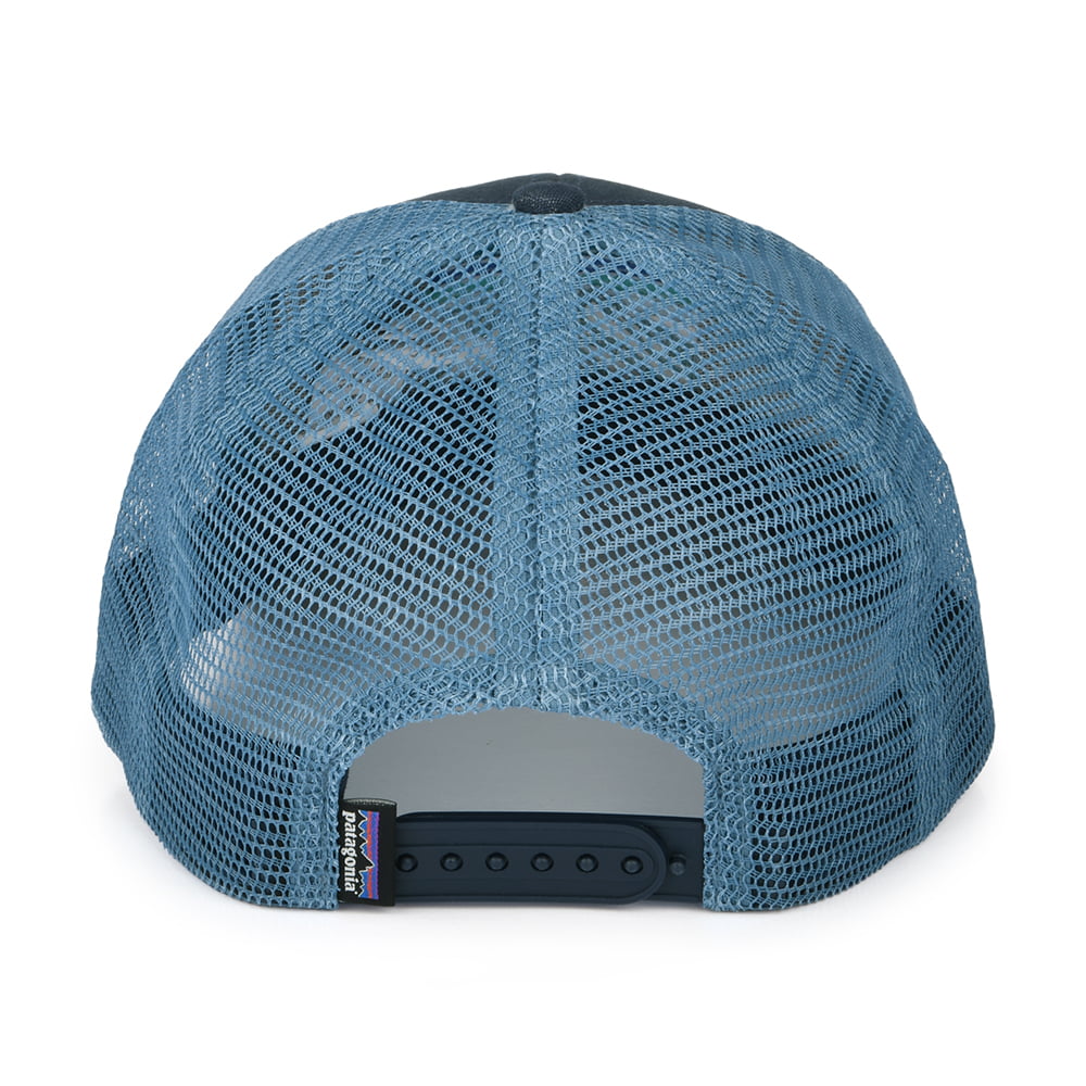Casquette Trucker en Toile de Coton Bio LoPro Line Logo Ridge bleu marine PATAGONIA