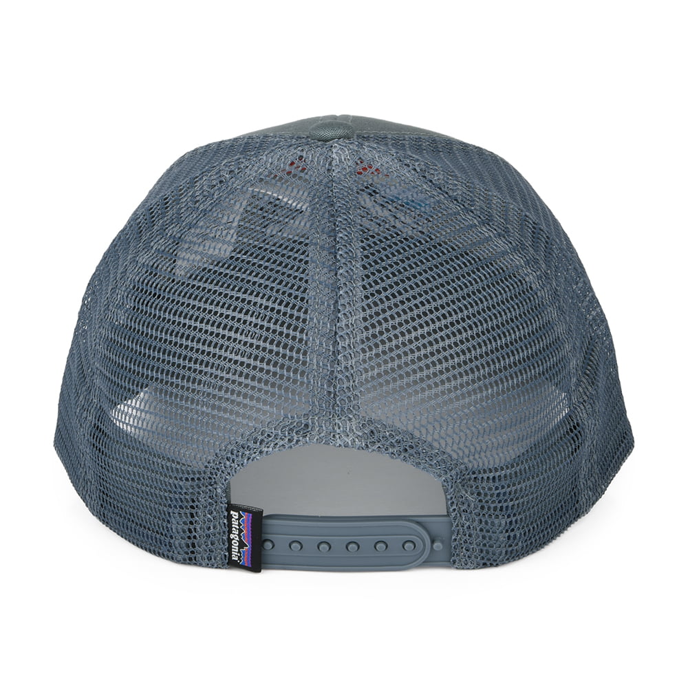 Casquette Trucker en Toile de Coton Bio LoPro Line Logo Ridge gris PATAGONIA