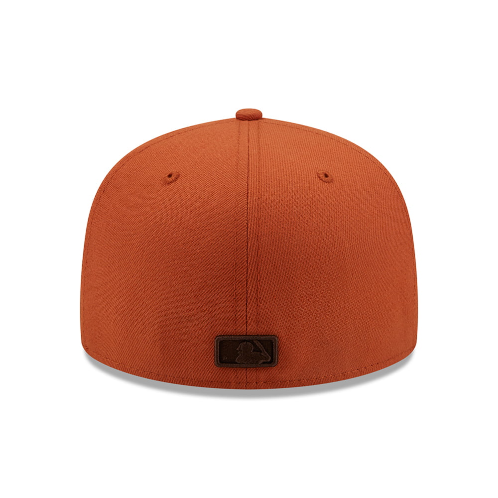 Casquette 59FIFTY MLB League Essential New York Yankees ocre-marron NEW ERA