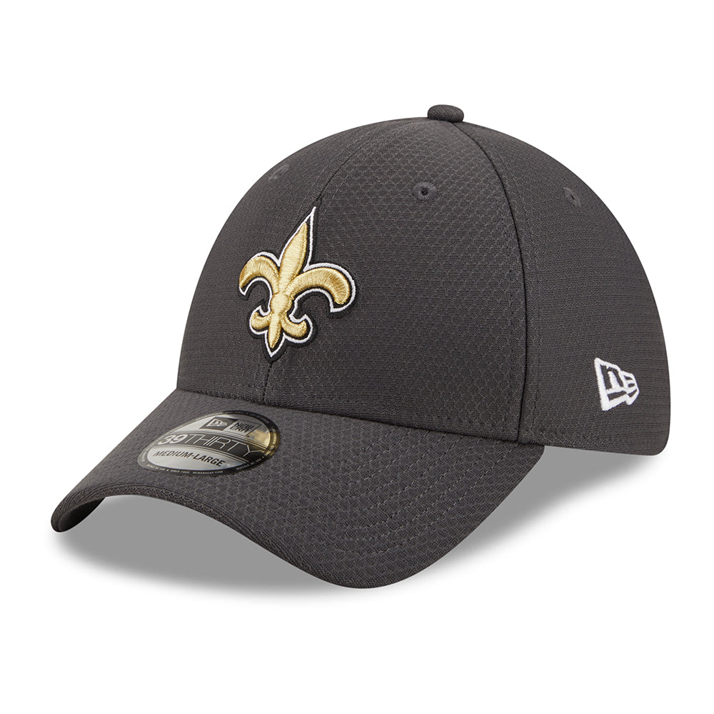 Casquette 39THIRTY NFL Hex Tech New Orleans Saints graphite NEW ERA