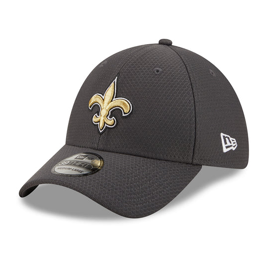 Casquette 39THIRTY NFL Hex Tech New Orleans Saints graphite NEW ERA