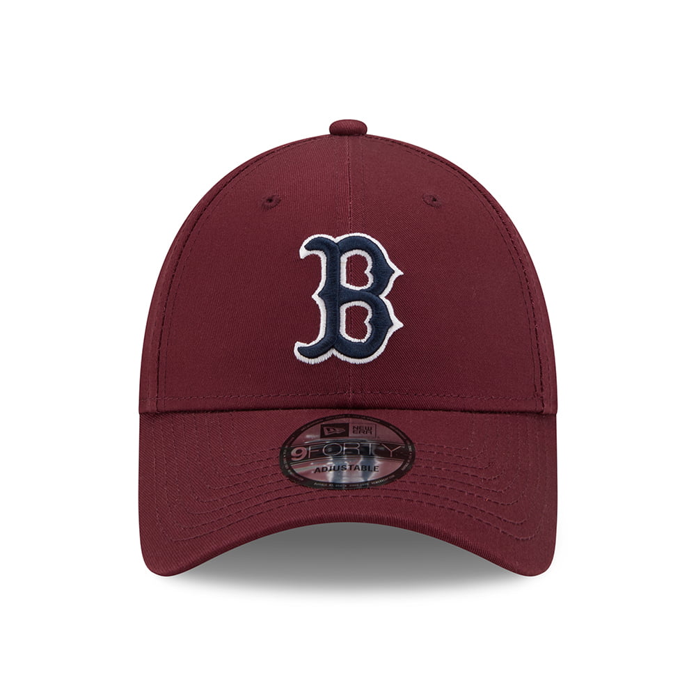 Casquette 9FORTY Boston Red Sox MLB League Essential bordeaux-bleu marine NEW ERA