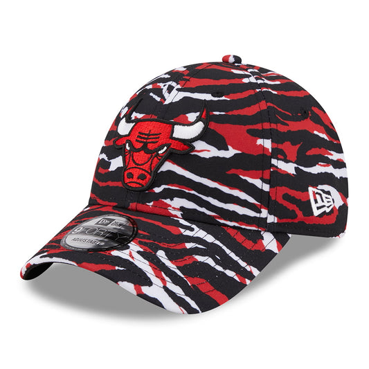 Casquette 9FORTY NBA AOP Camo Print Chicago Bulls rouge NEW ERA