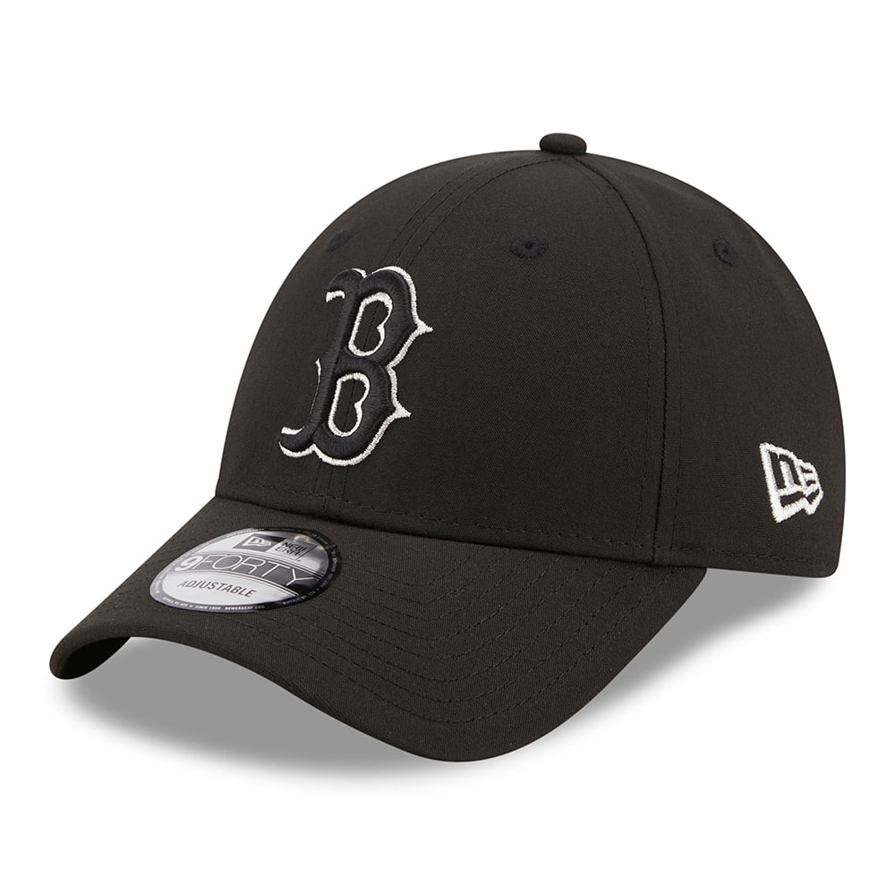 Casquette 9FORTY MLB Metallic Outline Boston Red Sox noir-argenté NEW ERA