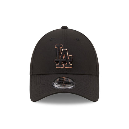 Casquette 9FORTY MLB Metallic Outline L.A. Dodgers noir-or rose NEW ERA