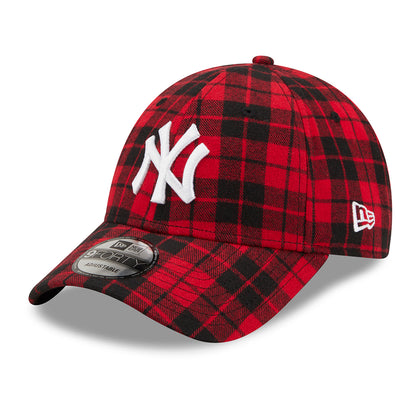 Casquette 9FORTY MLB Check New York Yankees noir-rouge NEW ERA