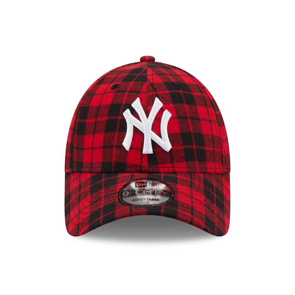 Casquette 9FORTY MLB Check New York Yankees noir-rouge NEW ERA