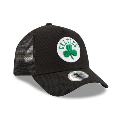 Casquette Trucker A-Frame NBA Black Base Boston Celtics noir NEW ERA