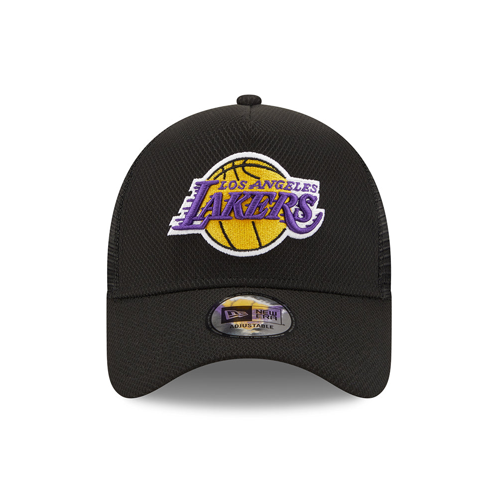 Casquette Trucker A-Frame 9FORTY NBA Black Base L.A. Lakers noir NEW ERA