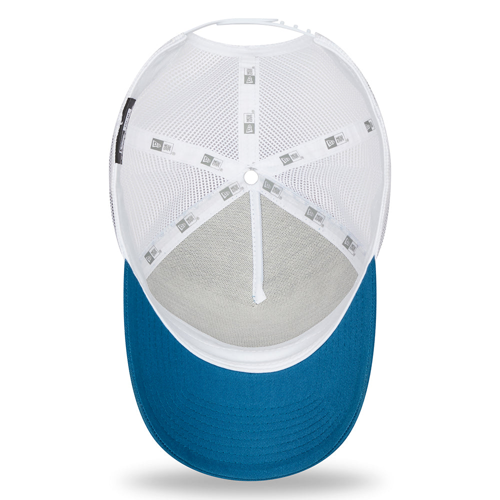 Casquette Trucker A-Frame NE Camp Patch bleu sarcelle NEW ERA