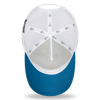 Casquette Trucker A-Frame NE Camp Patch bleu sarcelle NEW ERA
