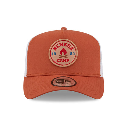 Casquette Trucker A-Frame NE Camp Patch ocre NEW ERA