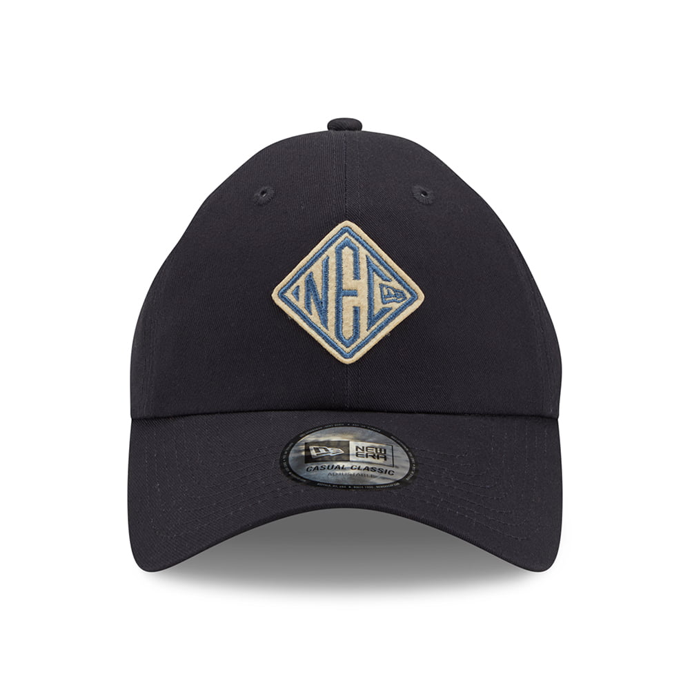 Casquette 9TWENTY NEC Felt Patch Casual Classic en Coton bleu marine NEW ERA