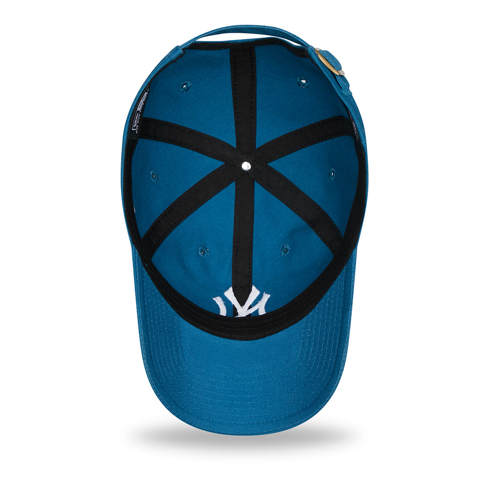 Casquette 9TWENTY MLB League Essential NY Yankees bleu sarcelle délavé NEW ERA