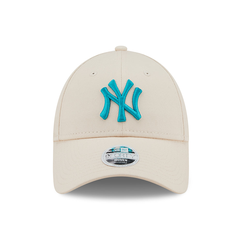Casquette Femme 9FORTY MLB League Essential New York Yankees pierre-turquoise NEW ERA