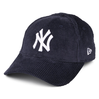 Casquette Femme 9FORTY MLB Fashion Cord New York Yankees bleu marine NEW ERA