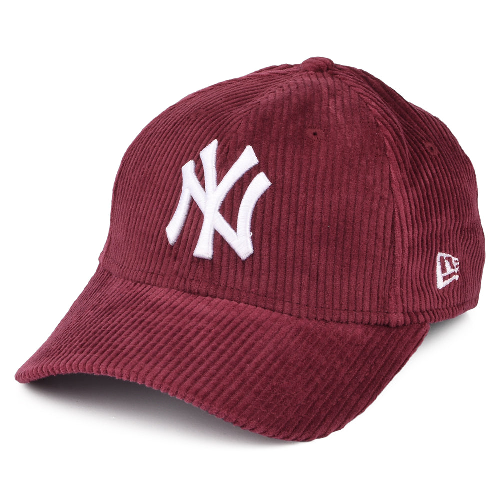 Casquette Femme 9FORTY MLB Fashion Cord New York Yankees framboise NEW ERA